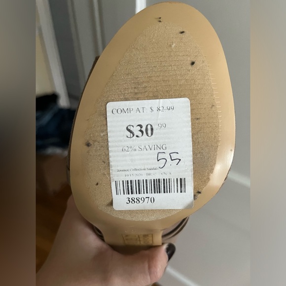 Journee Collection stiletto peep toe booties - Picture 7 of 7